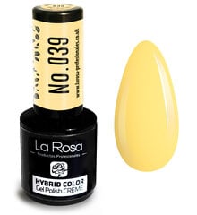 Гель-лак La Rosa Hybrid CREME Banana Yellow цена и информация | Лаки для ногтей, укрепители | 220.lv