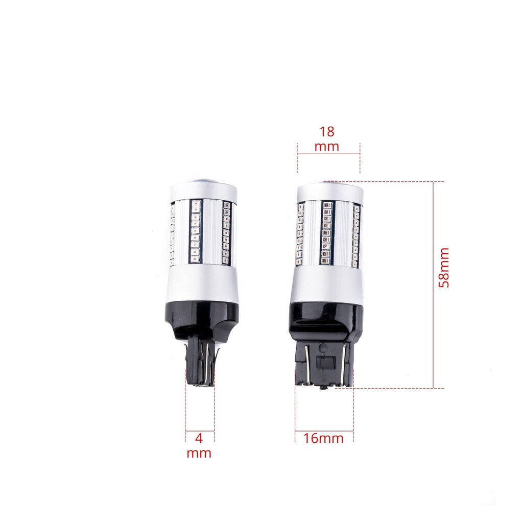 EinParts Auto LED Spuldzes W21/5W 1000-1500K CanBus 12V - 2 gb. cena un informācija | Auto spuldzes | 220.lv