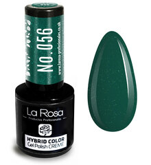 Hibrīda nagu laka La Rosa 056 Emerald with gloss, 9 ml cena un informācija | Nagu lakas, stiprinātāji | 220.lv