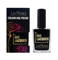 Nagu laka La Rosa Black, 15 ml cena un informācija | Nagu lakas, stiprinātāji | 220.lv