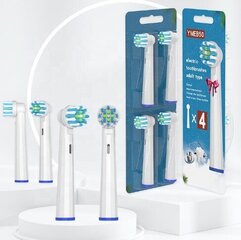 Насадка для электрической зубной щетки Oral-B YM-EB50 8TK CROSSACTION, 8 шт. цена и информация | Насадки для электрических зубных щеток | 220.lv