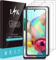 LϟK 3 PICE Protective Film для Samsung Galaxy A71 4G - 9H Твердость пузырьковая пузырь цена и информация | Защитные пленки для телефонов | 220.lv