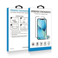 LCD aizsargstikls 5D Perfectionists Samsung A145 A14 4G/A146 A14 5G liektss melns cena un informācija | Ekrāna aizsargstikli | 220.lv