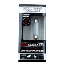 EinParts Auto LED Spuldze C10W Festoon 42mm 6000K CanBus 12V - 1 gb. cena un informācija | Auto spuldzes | 220.lv