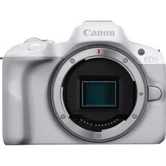 Canon EOS R50 WH + RF-S 18-45mm F4.5-6.3 IS STM (SIP) cena un informācija | Digitālās fotokameras | 220.lv