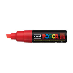 Маркер UNI Posca PC-8K флуоресцентный красный(F15) цена и информация | Письменные принадлежности | 220.lv