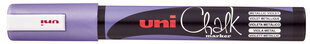 Меловой маркер UNI PWE-5M фиолетовый металлик цена и информация | Письменные принадлежности | 220.lv