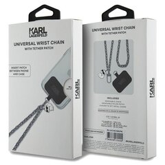 Karl Lagerfeld KLUCNMSCKIK Universal CBDY Cord pasek czarny|black цена и информация | Держатели для телефонов | 220.lv