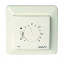 Электронный программируемый термостат Devi Devireg Touch Polar White цена и информация | Принадлежности для отопительного оборудования | 220.lv