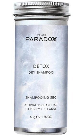 Sausais matu šampūns We are Paradoxx, Detox, Activated Charcoal, Hair Dry Shampoo, Refreshing, 50 g цена и информация | Šampūni | 220.lv