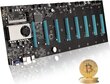 Mining mātesplate BTC-S37 PNGOS , DDR3 SODIMM 8 x PCIE 16X grafiskā karte , VGA + HDMI cena un informācija | Mātesplates | 220.lv