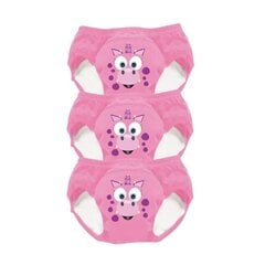 Mācību biksītes - Pink Dragon, 3 Pack 18-24 mēn. cena un informācija | Autiņbiksītes | 220.lv