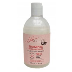 Šampūns NaturalKay Color Reveal 98% Natural Origin Vegan, 300 ml цена и информация | Шампуни | 220.lv