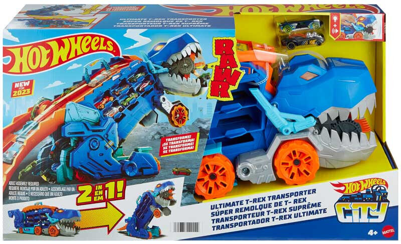 Komplekts Hot wheels Transformeris T-Rex cena un informācija | Rotaļlietas zēniem | 220.lv