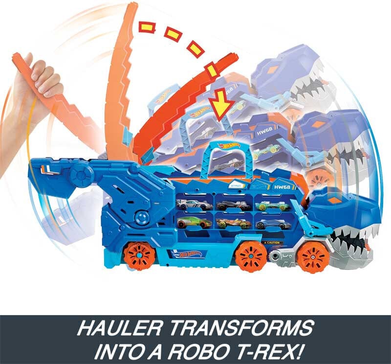 Komplekts Hot wheels Transformeris T-Rex цена и информация | Rotaļlietas zēniem | 220.lv