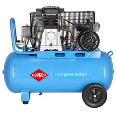 HL 340-90 divvirzuļu kompresors, 10 bar, 3 ZS/2,2 kW, 340 l/min, 90 l цена и информация | Компрессоры | 220.lv