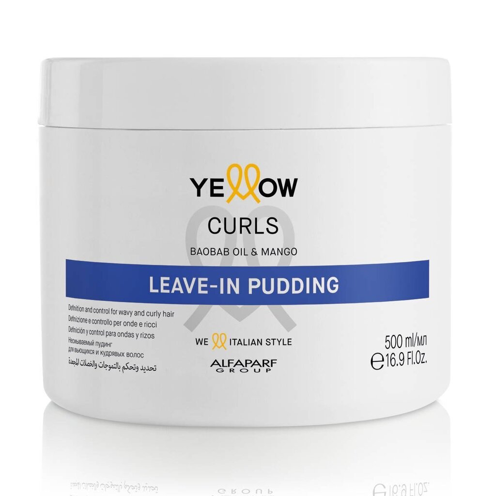 Neizskalojams līdzeklis cirtainiem matiem Yellow Curls leave-in, 500 ml цена и информация | Kosmētika matu stiprināšanai | 220.lv