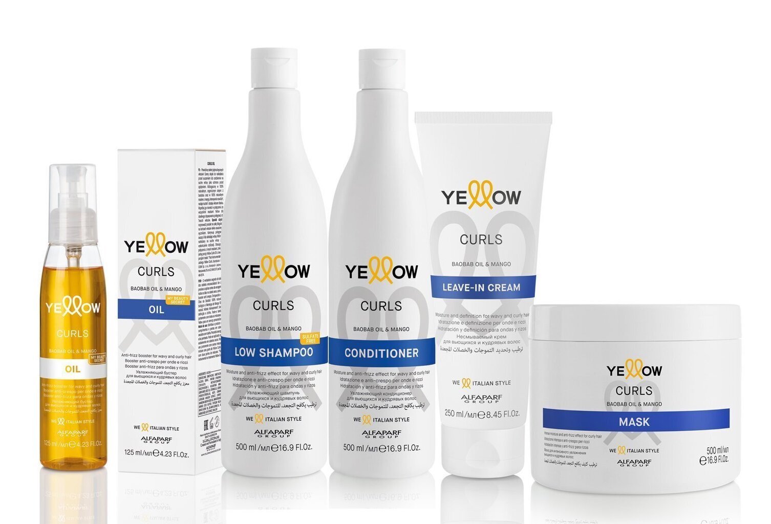 Šampūns cirtainiem matiem Alfaparf Yellow Curls, 500 ml ​ cena un informācija | Šampūni | 220.lv