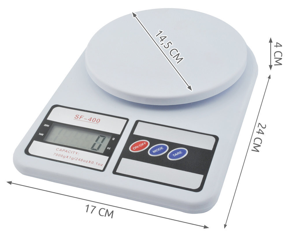 Elektroniskie virtuves svari SF-400 cena un informācija | Virtuves svari | 220.lv