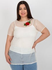 Блузка лк-бз-506949.58п, белая цена и информация | Женские блузки, рубашки | 220.lv