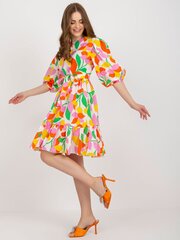 Женское платье с принтом, разноцветное цена и информация | Платья | 220.lv