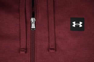 Jaka vīriešiem Under Armour Rival Fleece FZ Hoodie 1357111 690, sarkans cena un informācija | Vīriešu jakas | 220.lv