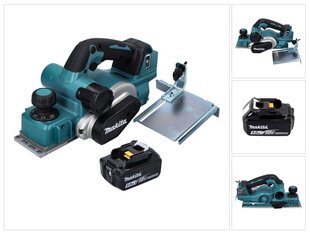 Аккумуляторный рубанок Makita DKP 181 T1, 18 В, с аккумулятором, без зарядного устройства цена и информация | Рубанки | 220.lv