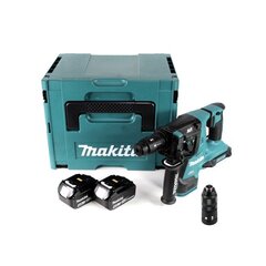 Аккумуляторная ударная дрель Makita DHP 281 2x18, 18 В, с аккумулятором и без зарядного устройства цена и информация | Шуруповерты, дрели | 220.lv