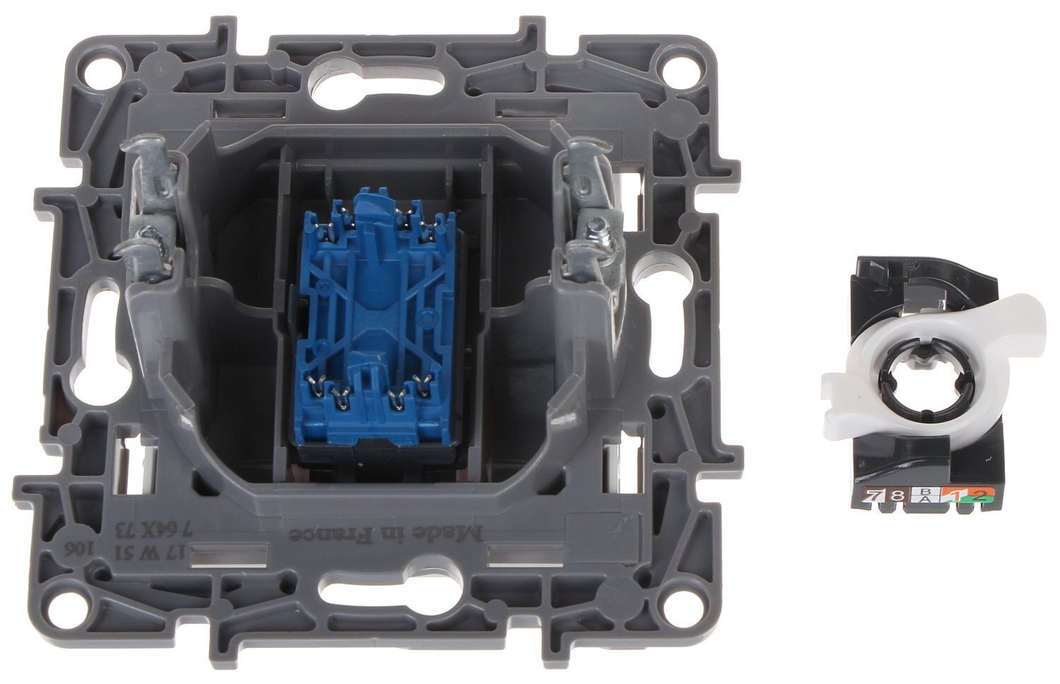 Datora ligzda Legrand RJ-45 LE-764573 Niloe, 1 gab. cena un informācija | Elektrības slēdži, rozetes | 220.lv