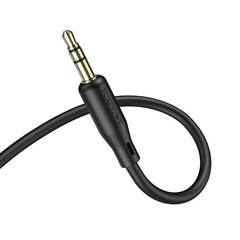 Borofone Cable BL18 - jack 3,5mm to jack 3,5mm - 1 metr black цена и информация | Кабели для телефонов | 220.lv