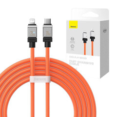 Fast Charging cable Baseus USB-C to Coolplay Series 2m, 20W (orange) цена и информация | Кабели для телефонов | 220.lv