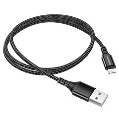 Borofone Cable BX54 Ultra Bright - USB to Lightning - 2,4A 1 metre black цена и информация | Кабели для телефонов | 220.lv