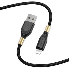 Borofone Cable BX92 Advantage - USB to Lightning - 2,4A 1 metre black цена и информация | Кабели для телефонов | 220.lv