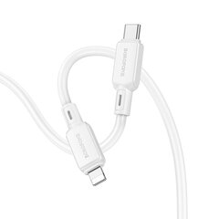 Borofone Cable BX94 Crystal color - Type C to Lightning - PD 20W 1 metre white цена и информация | Кабели для телефонов | 220.lv