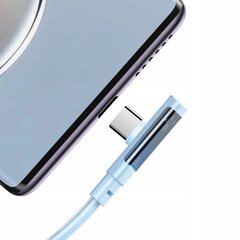 Кабель USB-C, угловой, мощный, сверхбыстрый, Mcdodo, 100 Вт, 1,8 м, синий цена и информация | Кабели для телефонов | 220.lv