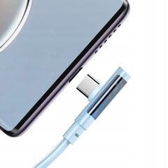 USB-C kabelis, Stūra, Jaudīgs, Ļoti ātrs, Mcdodo, 100 W, 1,2 m, zils цена и информация | Кабели для телефонов | 220.lv