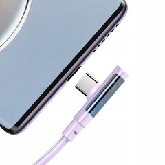 USB-C kabelis, Stūra, Jaudīgs, Ļoti ātrs, Mcdodo, 100 W, 1,8 m, violets цена и информация | Кабели для телефонов | 220.lv