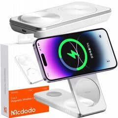 MCDODO 3IN1 QI ДОК-СТАНЦИЯ IPHONE AIRPODS ЧАСЫ цена и информация | Зарядные устройства для телефонов | 220.lv