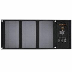 4smarts Panel słoneczny VoltSolar 21W + powerbank 10000mAh Black 540531 цена и информация | Зарядные устройства для телефонов | 220.lv
