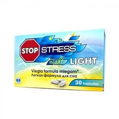 Stop Stress Night light капсулы, N30 цена и информация | Витамины, пищевые добавки, препараты для хорошего самочувствия | 220.lv
