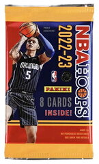 Баскетбольные карточки Panini NBA Hoops 2022/2023, 8 шт. цена и информация | Коллекционные карточки | 220.lv