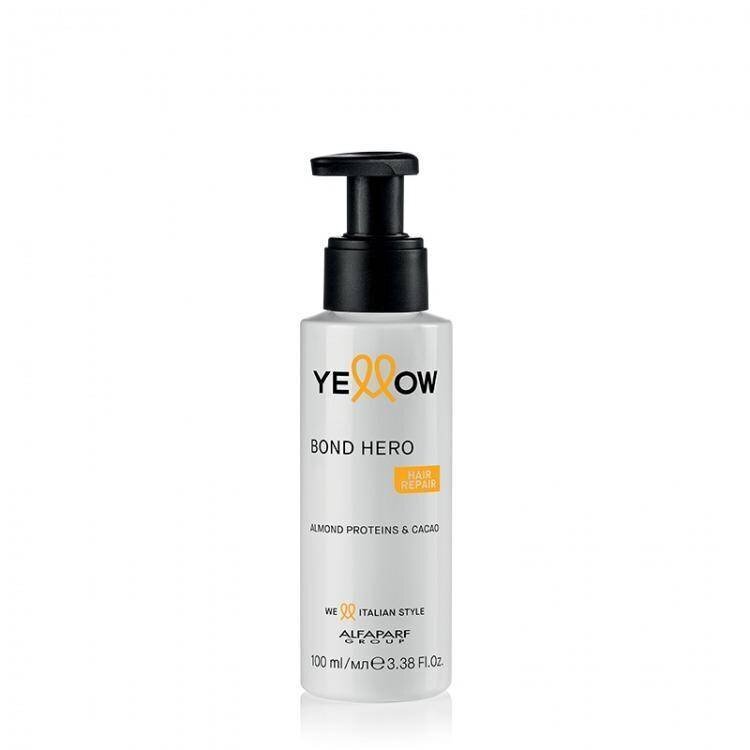 Mitrinošs matu krēms Yellow Repair Bond Hero, 100 ml цена и информация | Matu uzlabošanai | 220.lv