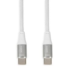 iBOX IKUTC USB-C кабель 60Вт 2м Белый цена и информация | Кабели для телефонов | 220.lv