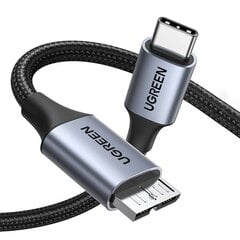 UGREEN Кабель USB-C на Micro USB UGREEN 15232, 1м (серый космос) цена и информация | Кабели для телефонов | 220.lv