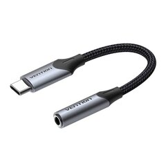 Переходник USB-C на разъем 3,5 мм Vention BGJHA, 0.1 м цена и информация | Адаптеры и USB разветвители | 220.lv