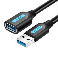 Удлинительный кабель USB 3.0 (штекер) — USB (гнездо) Vention CBHBD, 0.5 м цена и информация | Адаптеры и USB разветвители | 220.lv