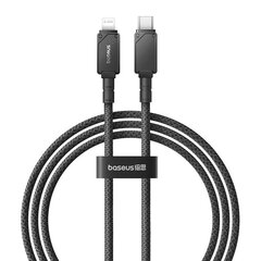 Кабель для быстрой зарядки Baseus USB-C/Lightning 20 Вт, 1 м (черный) цена и информация | Кабели для телефонов | 220.lv
