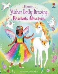 Sticker Dolly Dressing Rainbow Unicorns cena un informācija | Grāmatas mazuļiem | 220.lv