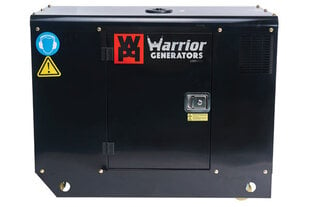 Warrior 12,5 kVa dīzeļa ģenerators 3 fāze цена и информация | Электрогенераторы | 220.lv