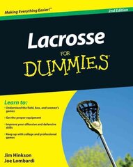 Lacrosse For Dummies 2nd edition цена и информация | Книги о питании и здоровом образе жизни | 220.lv